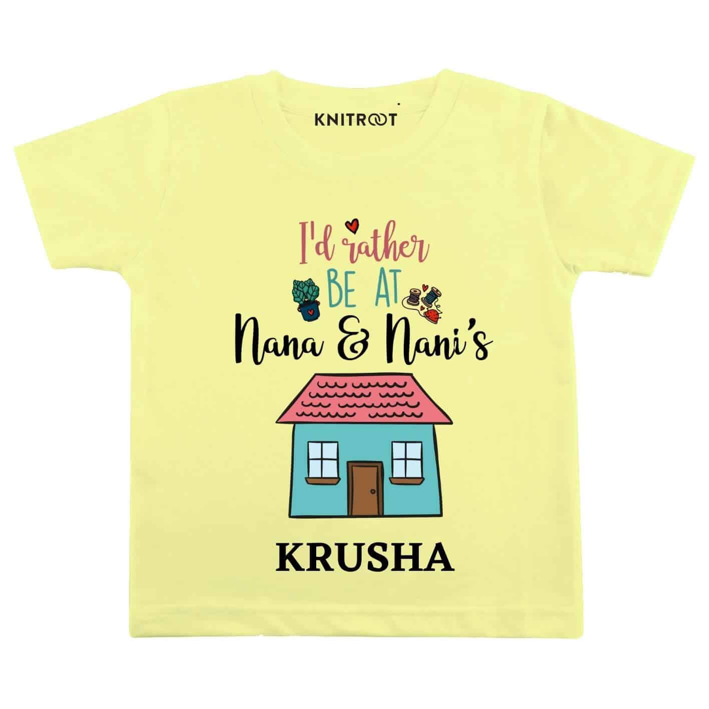At nana nani home Personalize T-shirt