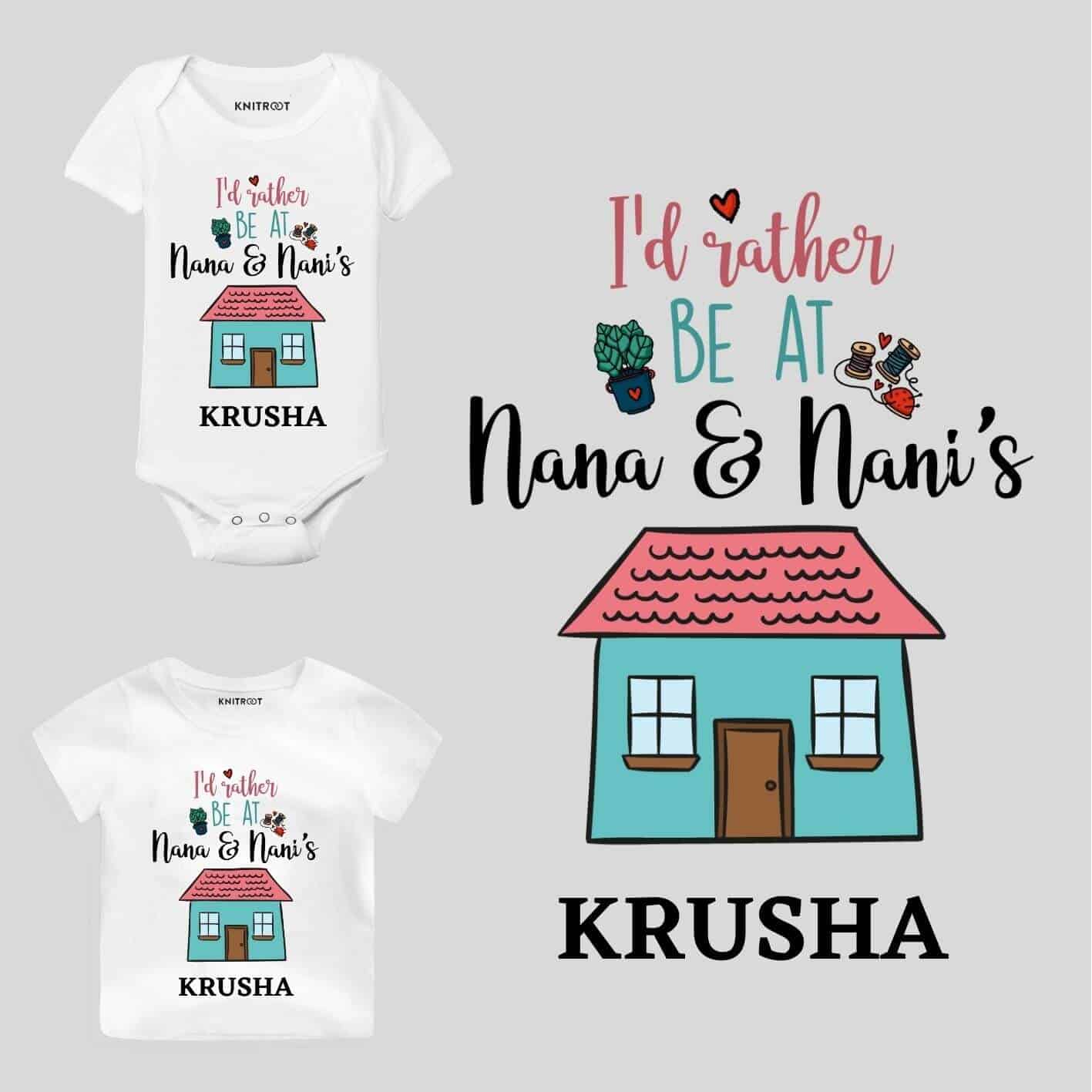 At nana nani home Personalize Wear