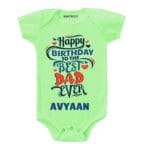 Best Dad Birthday Baby Wear