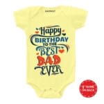Best Dad Birthday Baby Wear