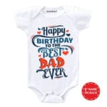 Best Dad Birthday Baby Wear