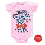 Best Dad Birthday Baby Wear