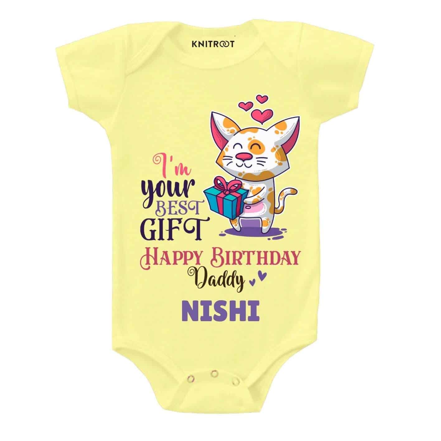 Best Gift Daddy Birthday Baby Clothes