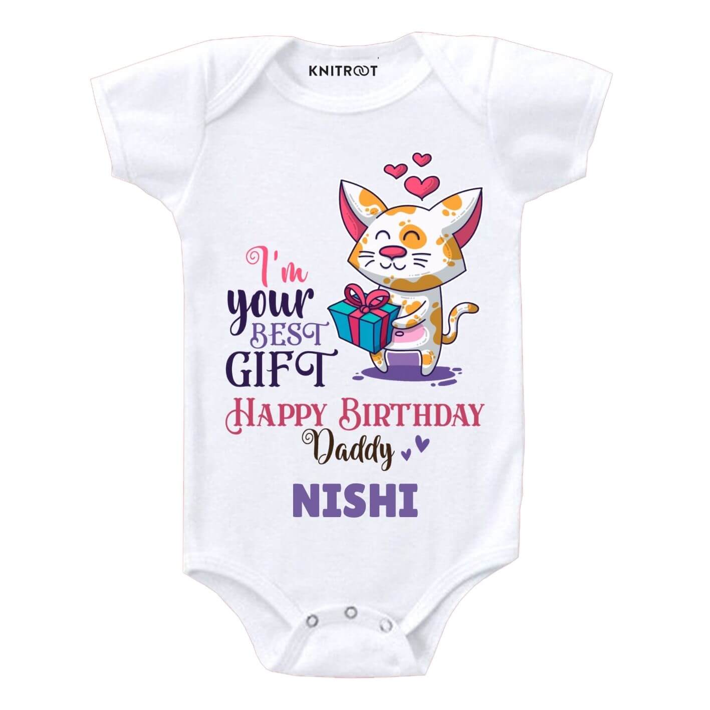 Best Gift Daddy Birthday Baby Clothes