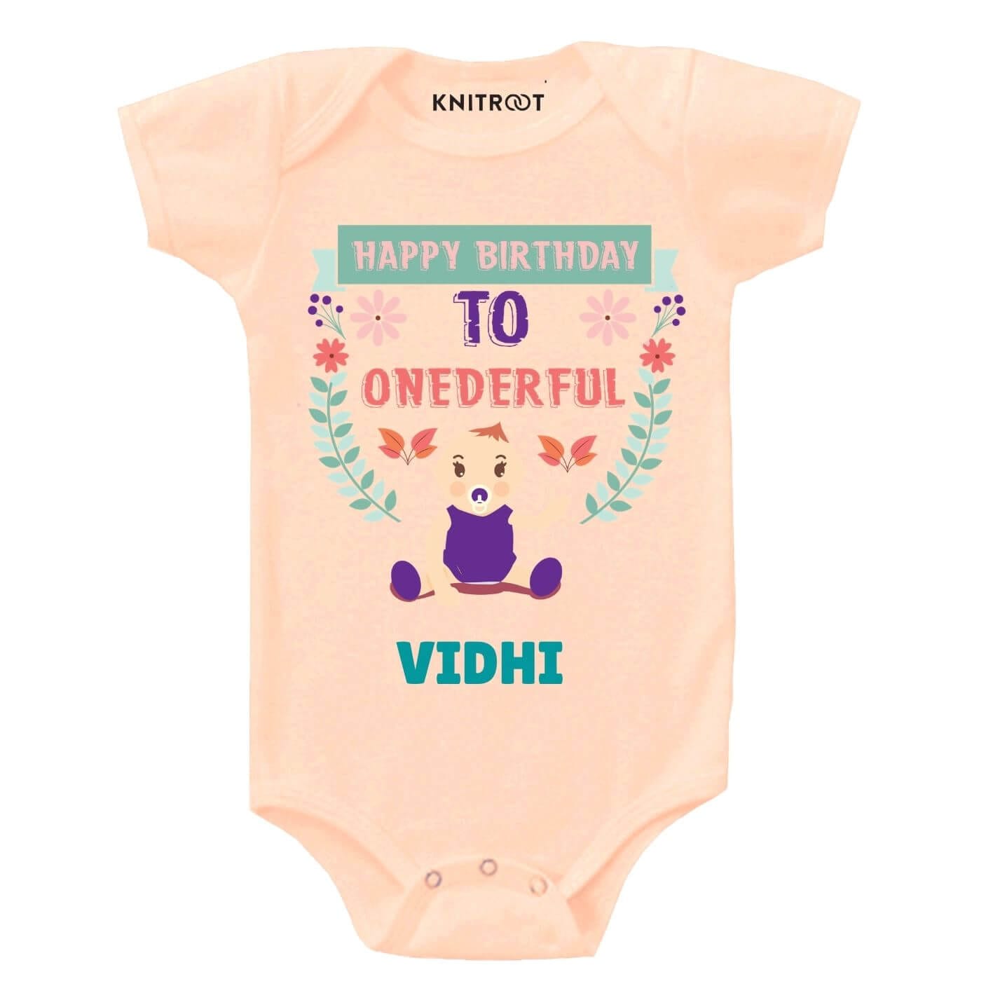 Birthday to Onederful Baby Wear