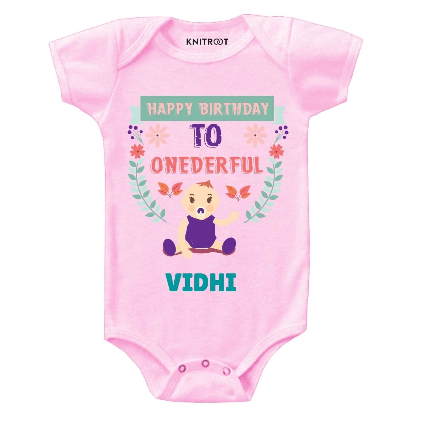 Birthday to Onederful Baby Wear