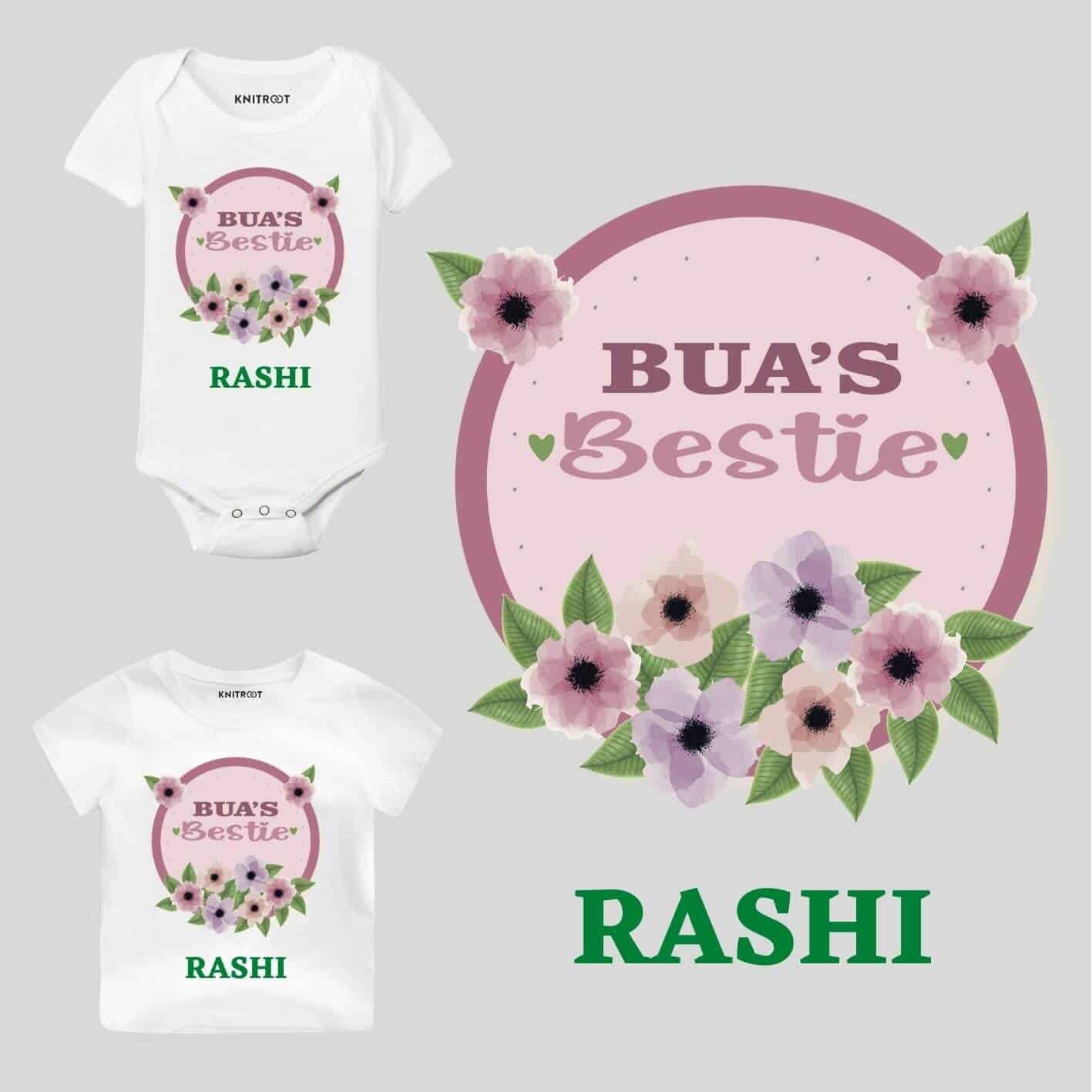 Bua's bestie Personalized wear