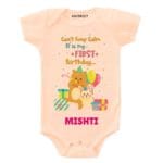 Calm it’s first birthday Toddler outfit