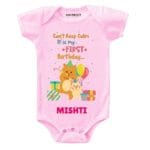 Calm it’s first birthday Toddler outfit