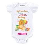 Calm it’s first birthday Toddler outfit