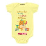 Calm it’s first birthday Toddler outfit