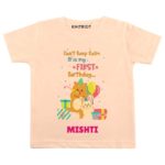 Calm it’s first birthday Toddler outfit