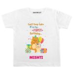 Calm it’s first birthday Toddler outfit