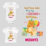 Calm it's second birthday Toddler wear