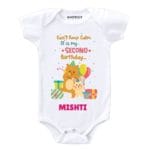 Calm it’s second birthday Toddler wear