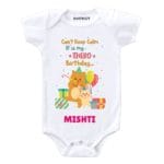 Calm it’s third birthday Toddler outfit