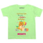 Calm it’s third birthday Toddler outfit