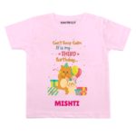 Calm it’s third birthday Toddler outfit
