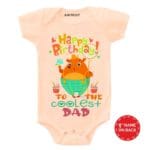 Coolest Dad Birthday Baby Outfit