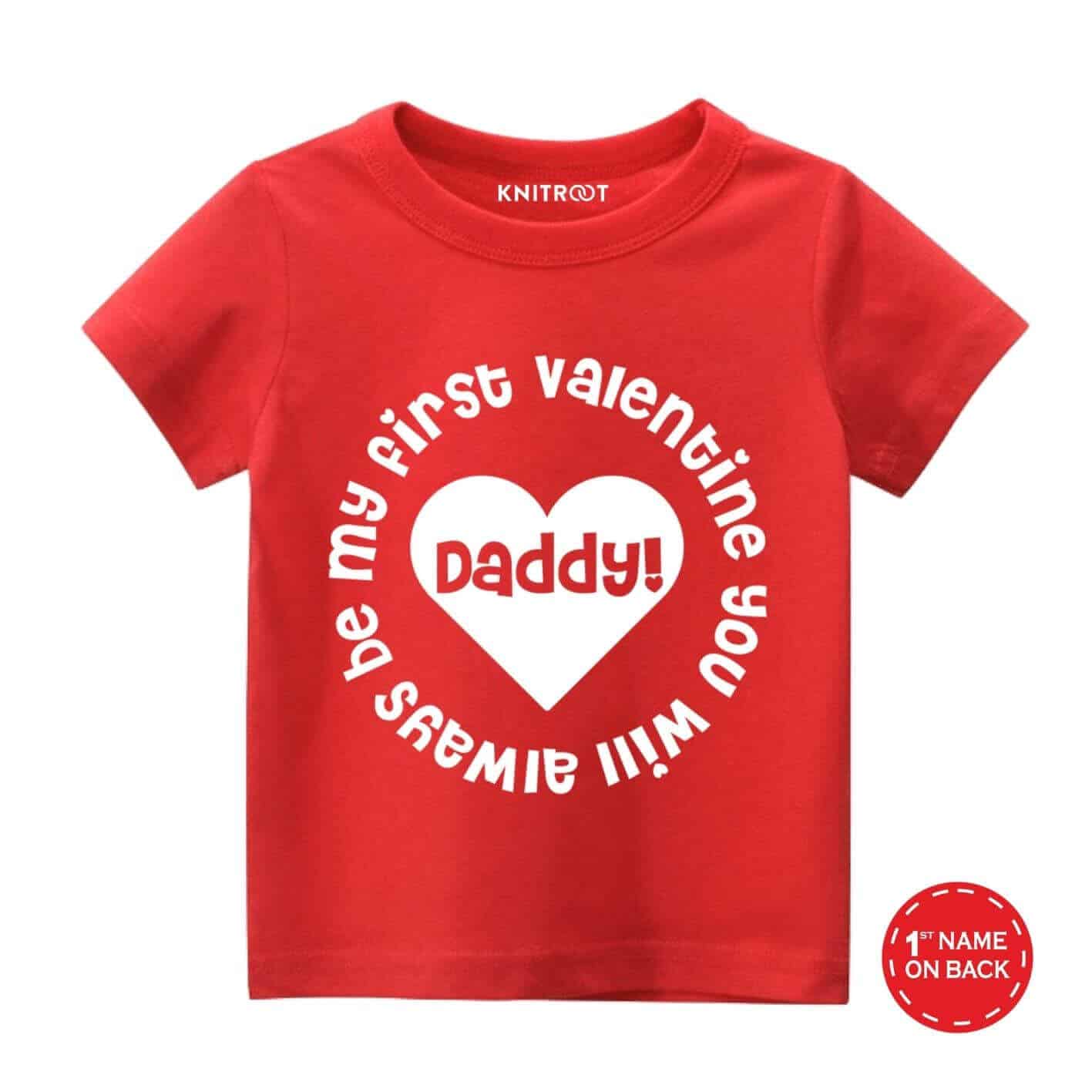 Daddy my first Valentine