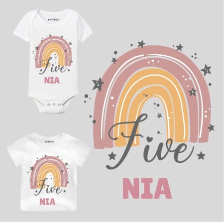 Five Birthday Personalized Toddler wear