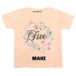 Five Birthday-floral Toddler wear