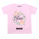 Five Birthday-floral Toddler wear