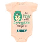 Five and i’ll Arrghh Toddler outfit