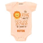 Five and i’ll roar Toddler wear