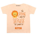 Five and i’ll roar Toddler wear