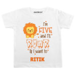 Five and i’ll roar Toddler wear