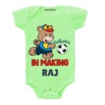 Footballer in making Baby Clothes