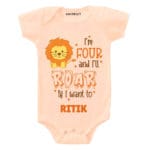 Four and i’ll roar Birthday wear