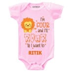 Four and i’ll roar Birthday wear