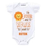 Four and i’ll roar Birthday wear