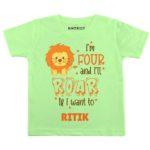 Four and i’ll roar Birthday wear