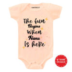 Fun begins nanu baby outfit