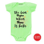 Fun begins nanu baby outfit