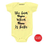 Fun begins nanu baby outfit