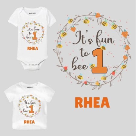 Fun to bee 1 Birthday outfit