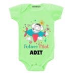 Future Pilot Baby onesie