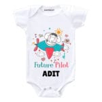 Future Pilot Baby onesie