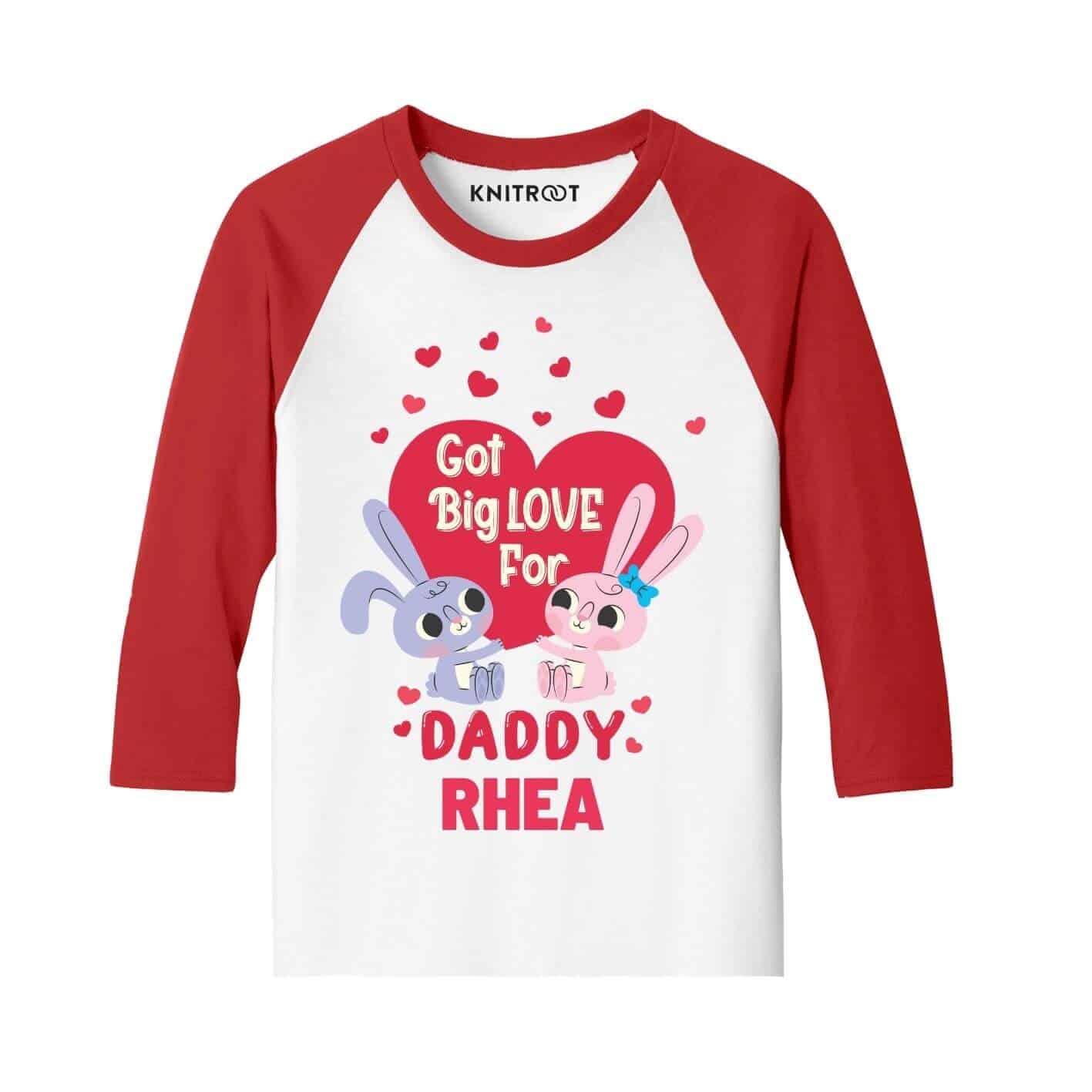 Got Big Love for Daddy Kids Tees