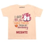 Got sweetness from my mommy