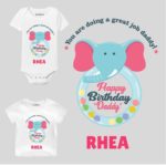happy birthday daddy t shirt for toddler