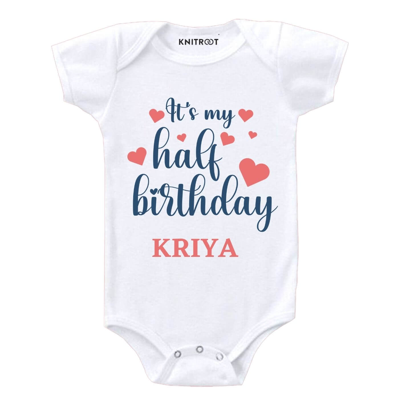 Half Birthday Baby Clothes