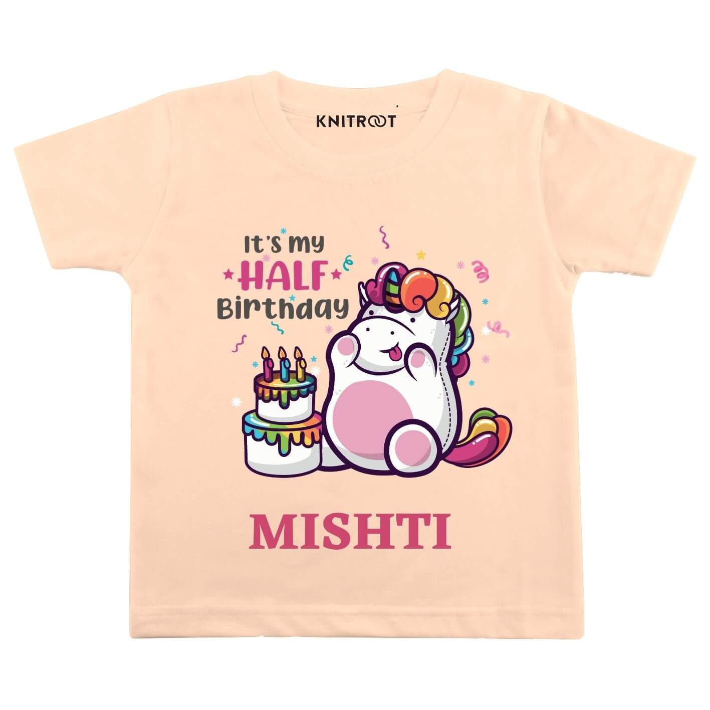 Half Birthday-cake Baby wear