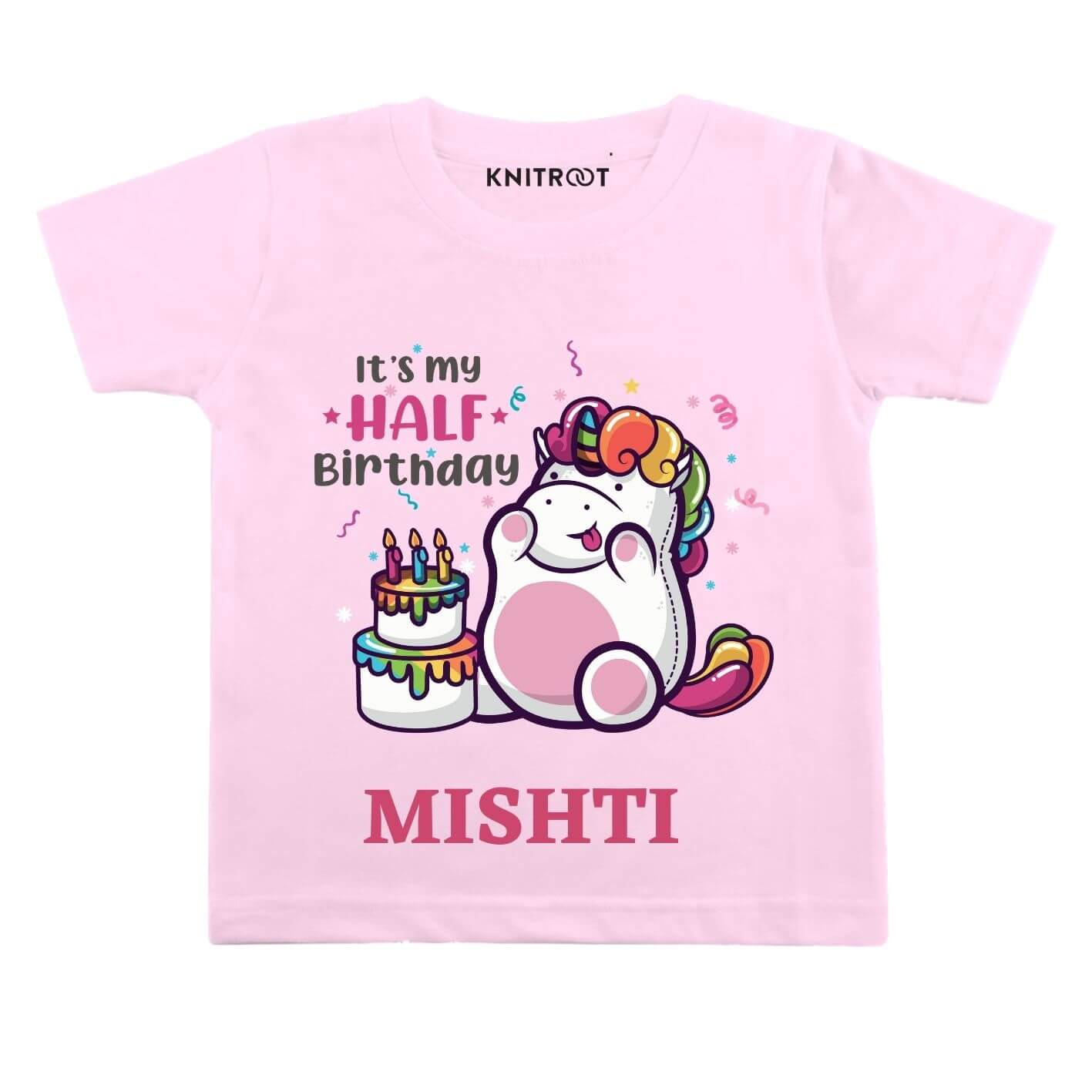 Half Birthday-cake Baby wear