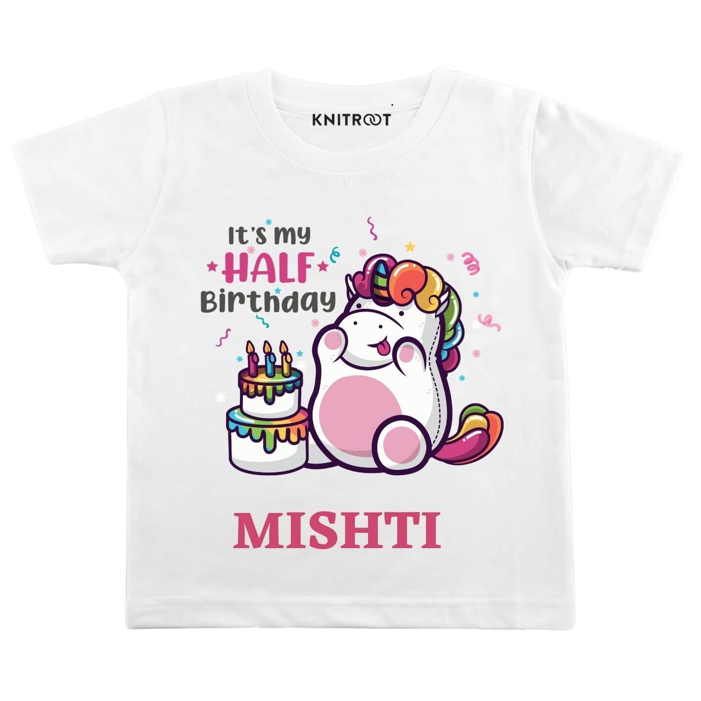 Half Birthday-cake Baby wear