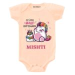 Half Birthday-cake Baby wear